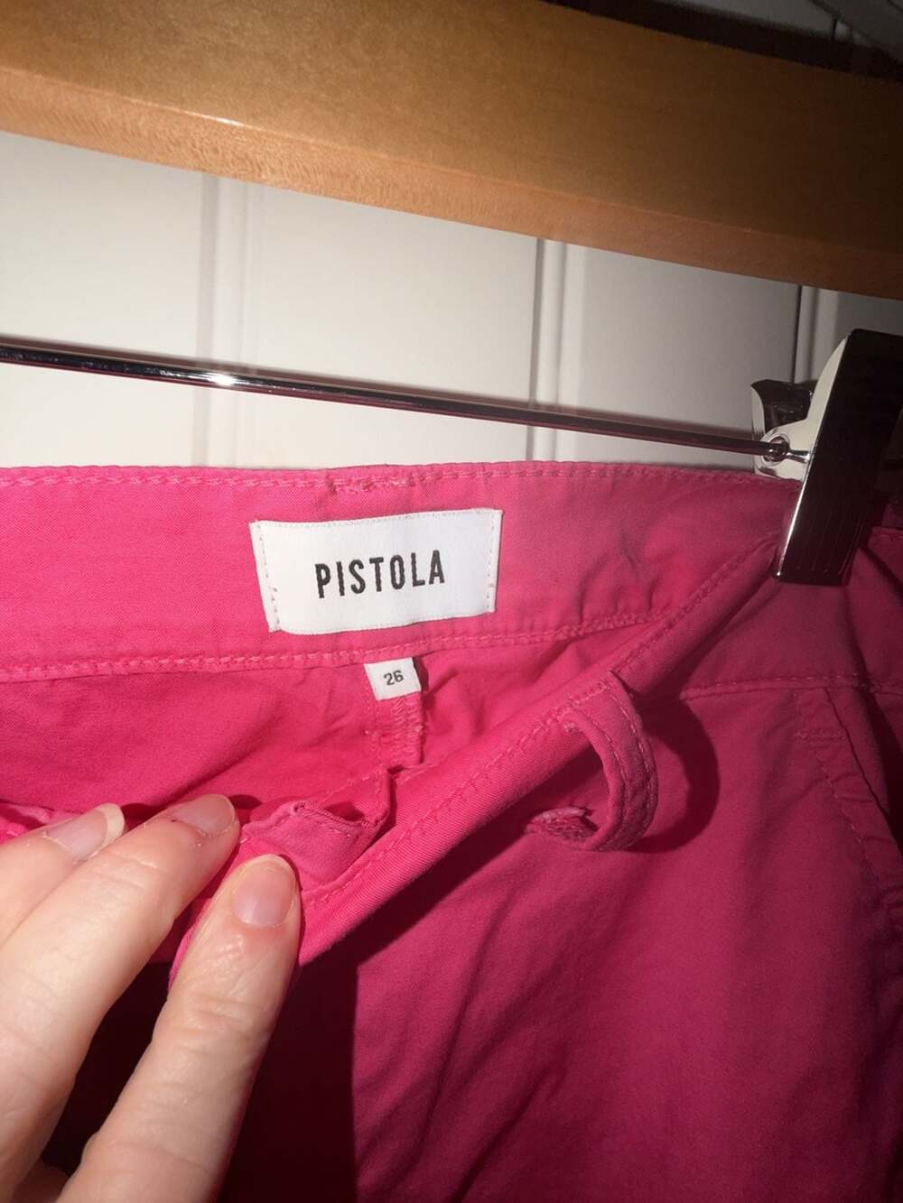 Pistola Hot Pink Cargo Pants - Picture 3 of 6